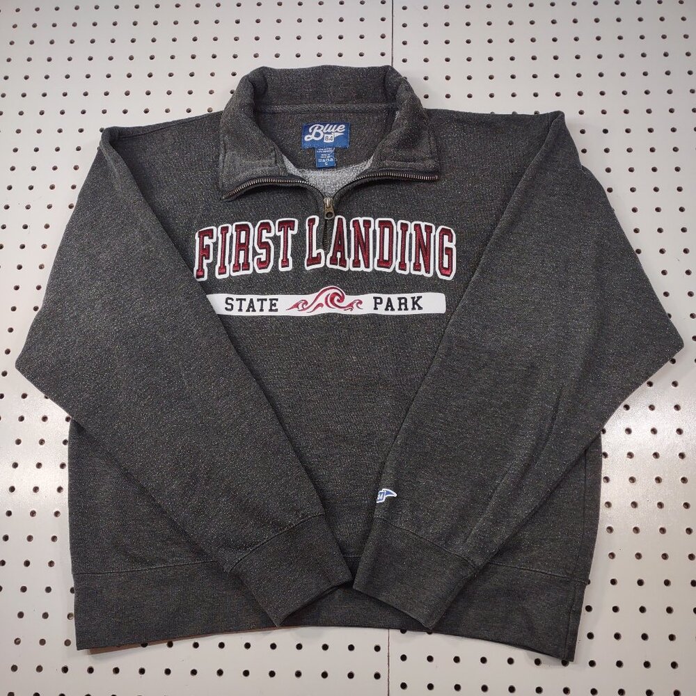 Blue 84 First Landing State Park Pullover Sweatshirt, Size Small